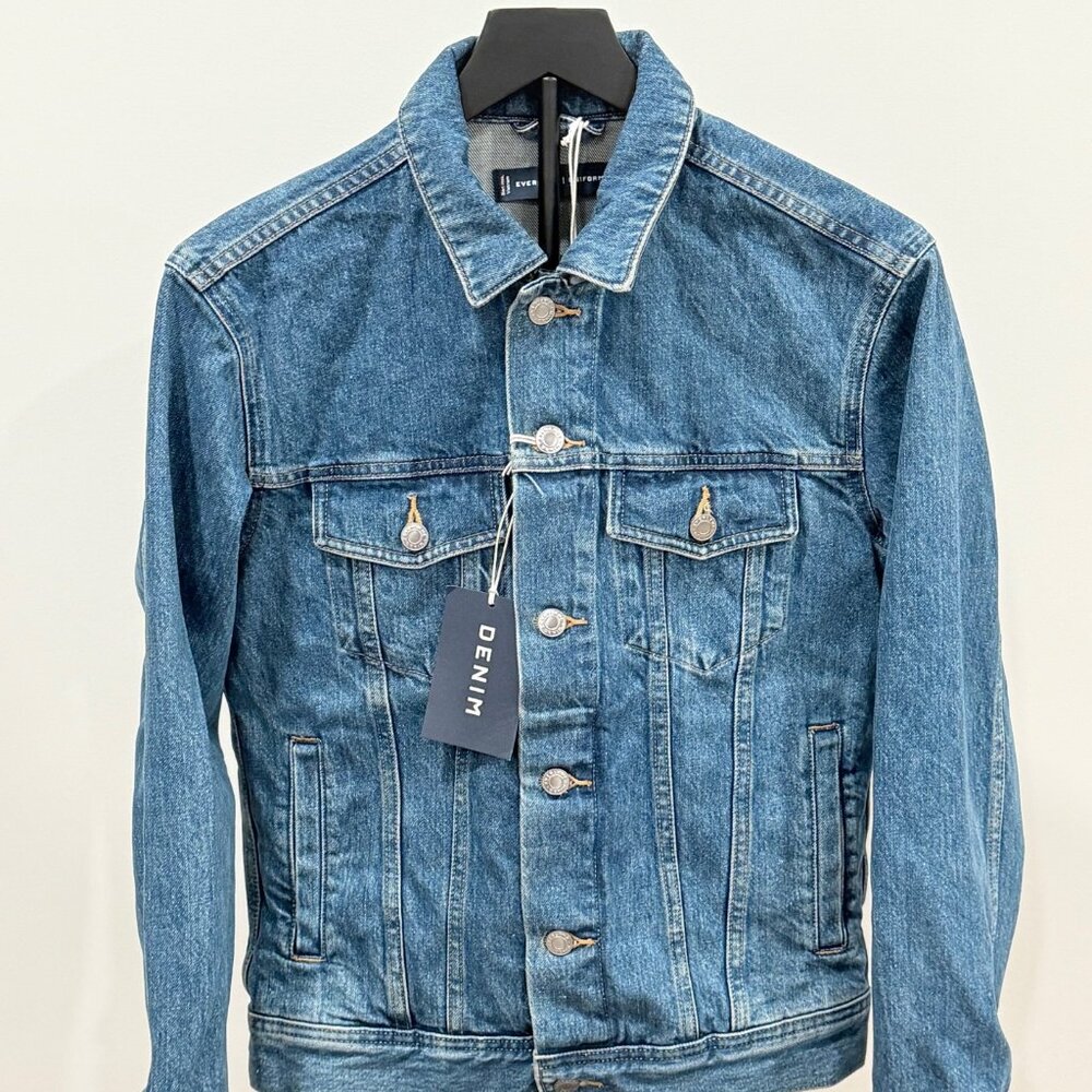 Everlane Jacket Womens Blue The Denim Jacket Classic Blue Wash Size XS